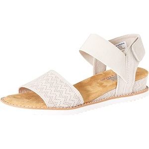 EUC Skechers Bobs Desert Kiss Off White Sandals
